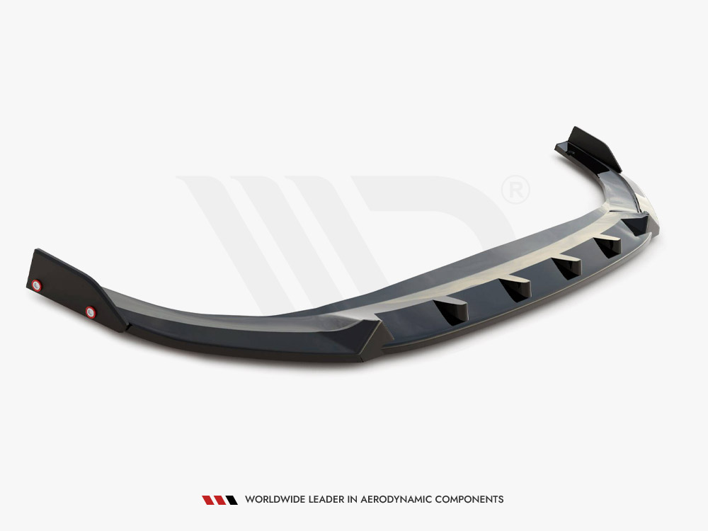 Front Splitter V.2 + Flaps Volkswagen Golf GTI / GTE / R-Line Mk8 Facelift - 5 