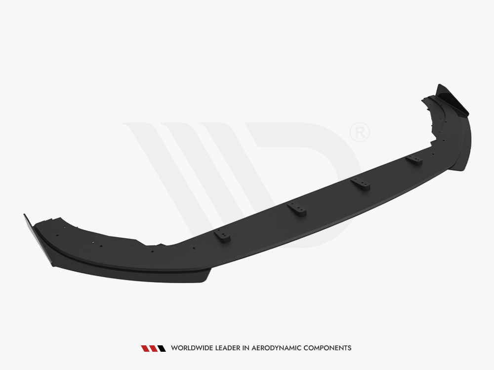 Street PRO Front Splitter + Flaps Volkswagen Polo GTI Mk6 Facelift - 5 