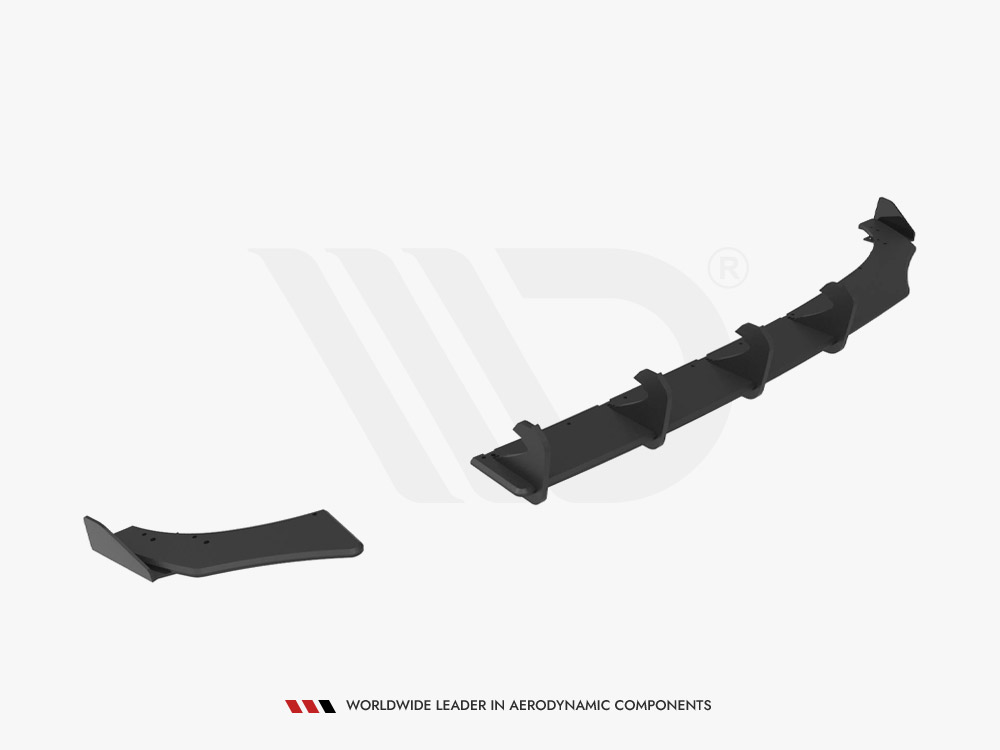 Street PRO Rear Diffuser + Flaps Volkswagen Polo GTI Mk6 Facelift - 5 