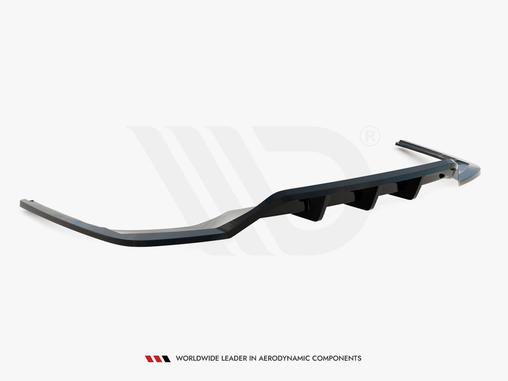 Rear Splitter (Vertical Bars) V.2 Audi A4 S-Line B9 Facelift - 6 