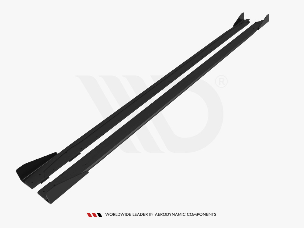 Street PRO Side Skirts Diffusers + Flaps Audi S3 / A3 S-Line 8Y Facelift - 5 