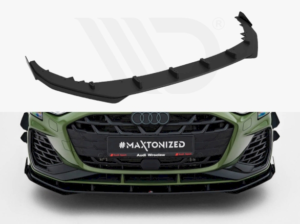 Street PRO Front Splitter V.1 + Flaps Audi S3 / A3 S-Line 8Y Facelift