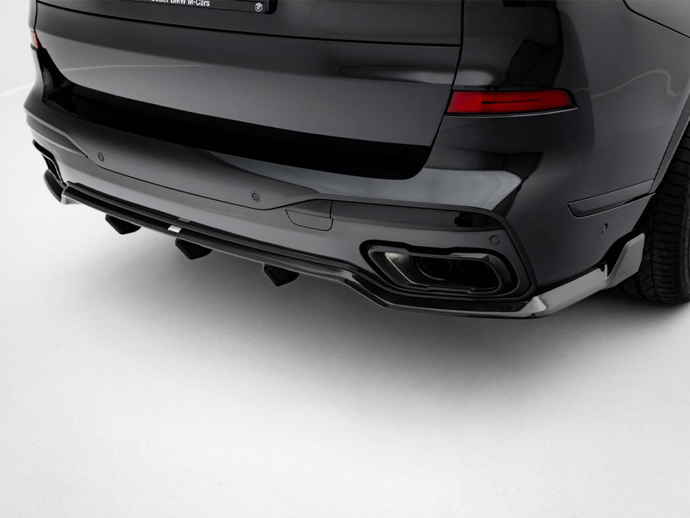 Carbon Fiber Rear Diffuser BMW X7 M-Pack G07 Facelift - 3 