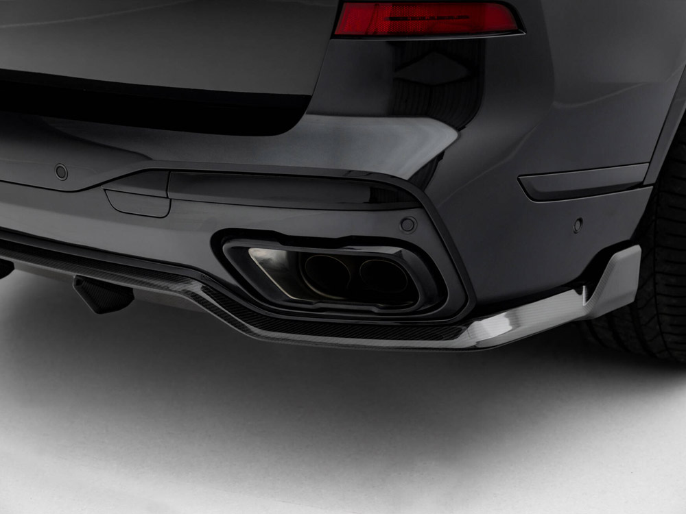 Carbon Fiber Rear Diffuser BMW X7 M-Pack G07 Facelift - 5 