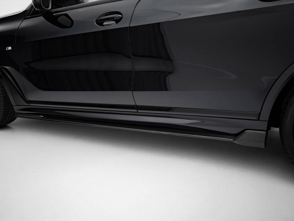 Carbon Fiber Side Skirts BMW X7 M-Pack G07 Facelift - 4 