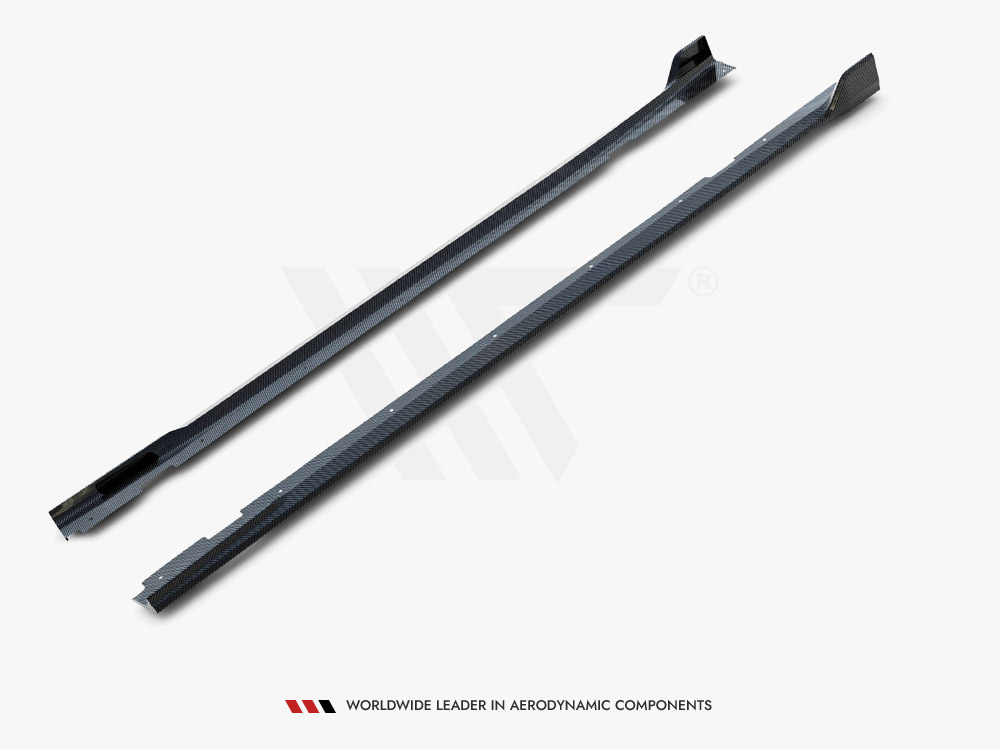 Carbon Fiber Side Skirts BMW X7 M-Pack G07 Facelift - 7 