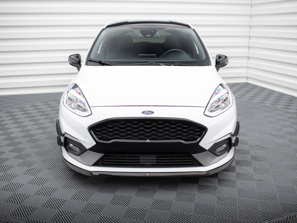 Front Splitter V.6 Ford Fiesta Mk8 ST / ST-Line - Carbon Look - 3 