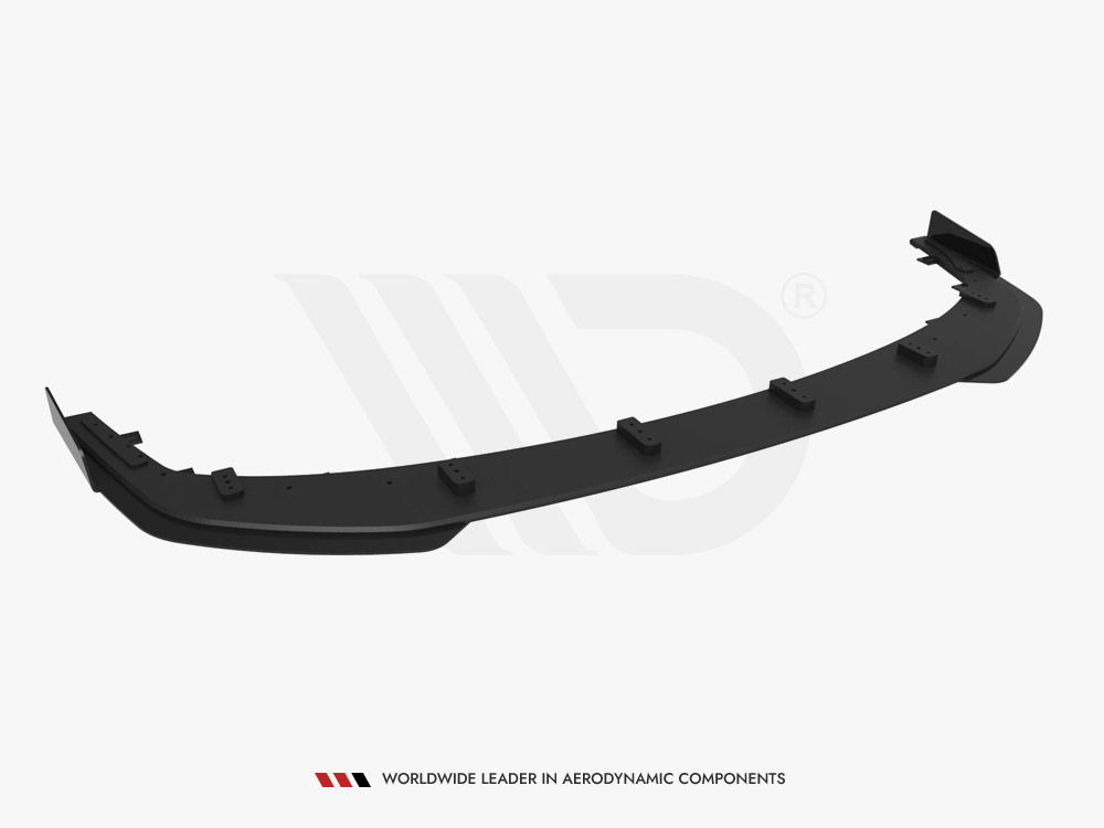 Street PRO Front Splitter V.1 + Flaps Mitsubishi Lancer EVO X - 5 