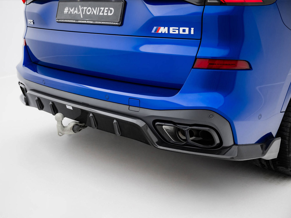 Prepreg Carbon Fiber Rear Diffuser BMW X5 M-Pack G05 Facelift - 11 