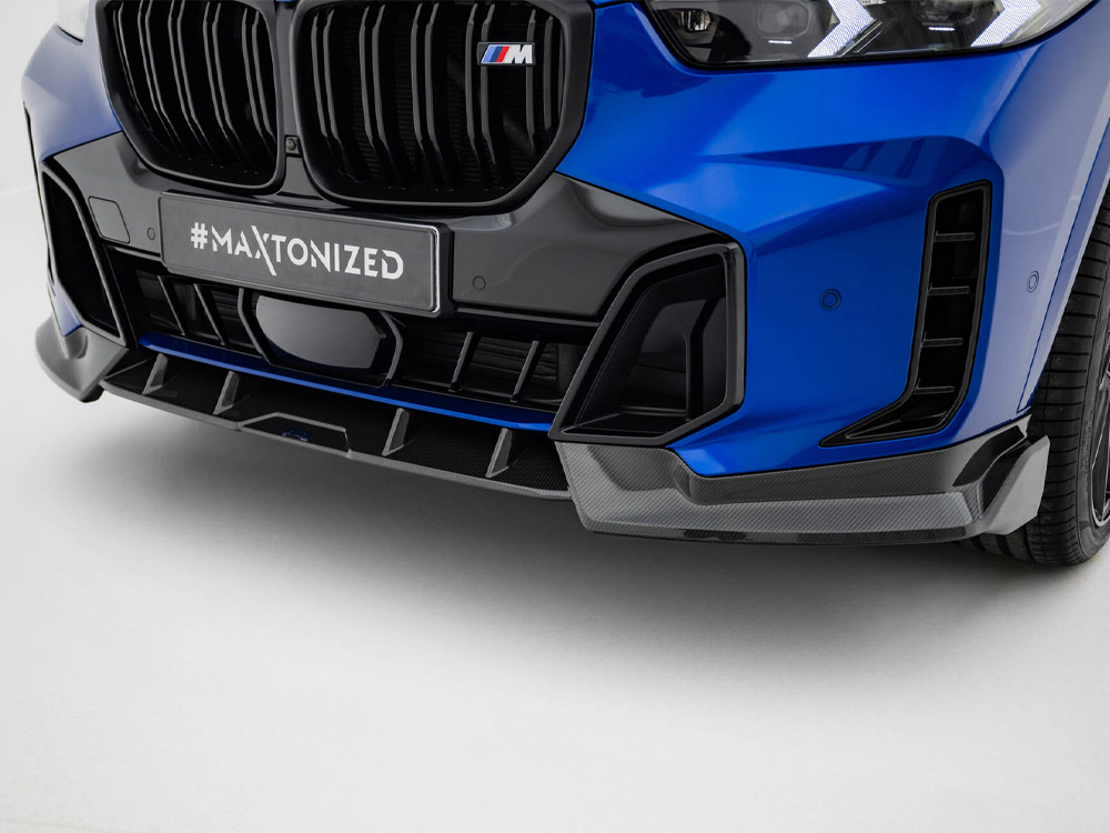 Prepreg Carbon Fiber Front Splitter BMW X5 M-Pack G05 Facelift - 4 