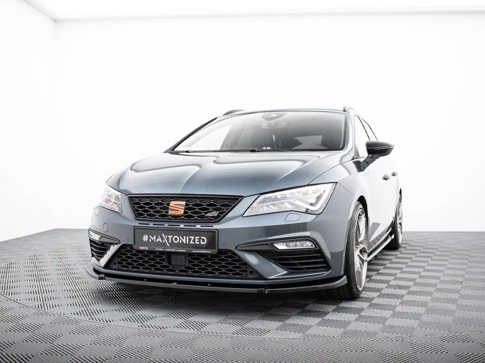 Front Splitter V.6 Seat Leon Cupra / FR Mk3 FL - 2 