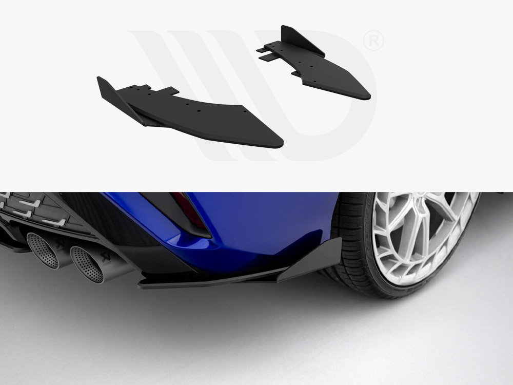 Street Pro Rear Side Splitters + Flaps Audi S3 Sedan 8Y Facelift - 1 