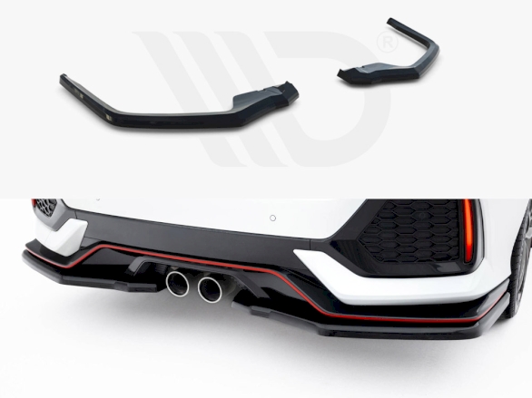 Rear Splitter V.2 Honda Civic Sport Mk10 Facelift