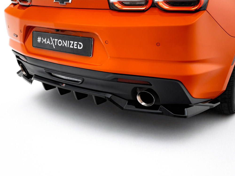 Rear Splitter (Vertical Bars) Chevrolet Camaro SS Mk6 Facelift - 3 