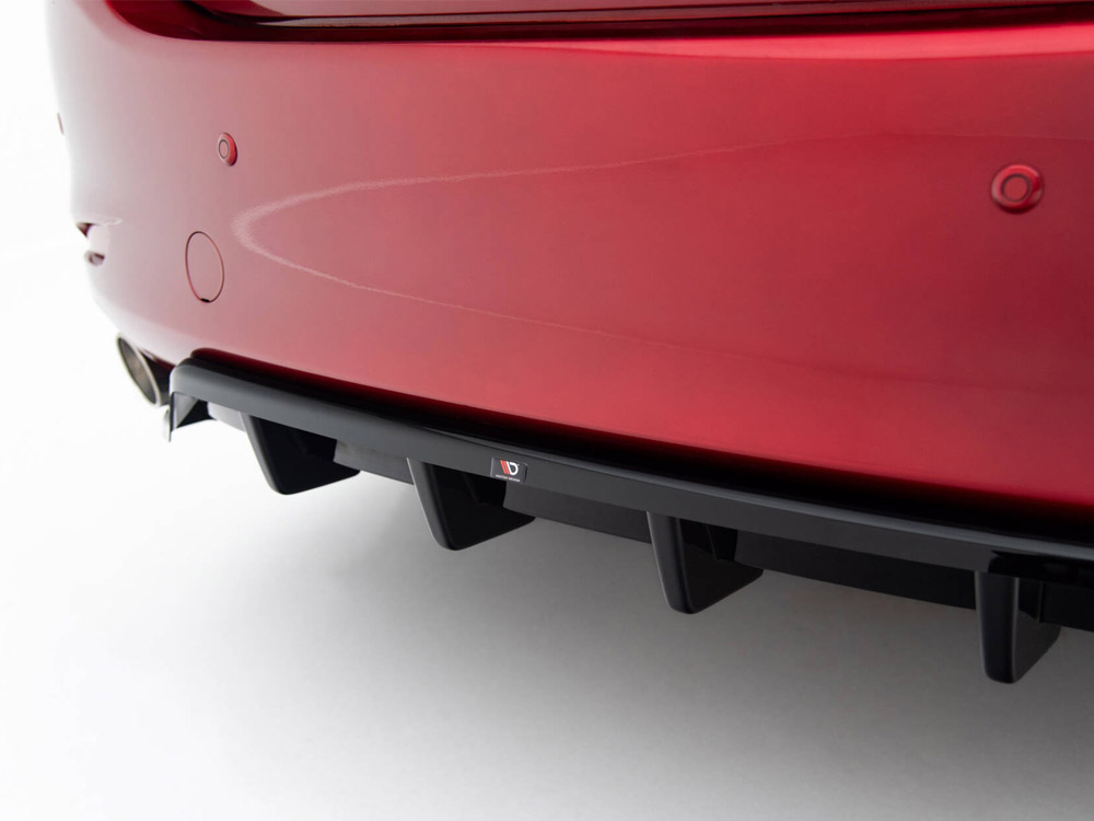 Rear Splitter (Vertical Bars) Mazda 6 Mk3 Facelift - 4 