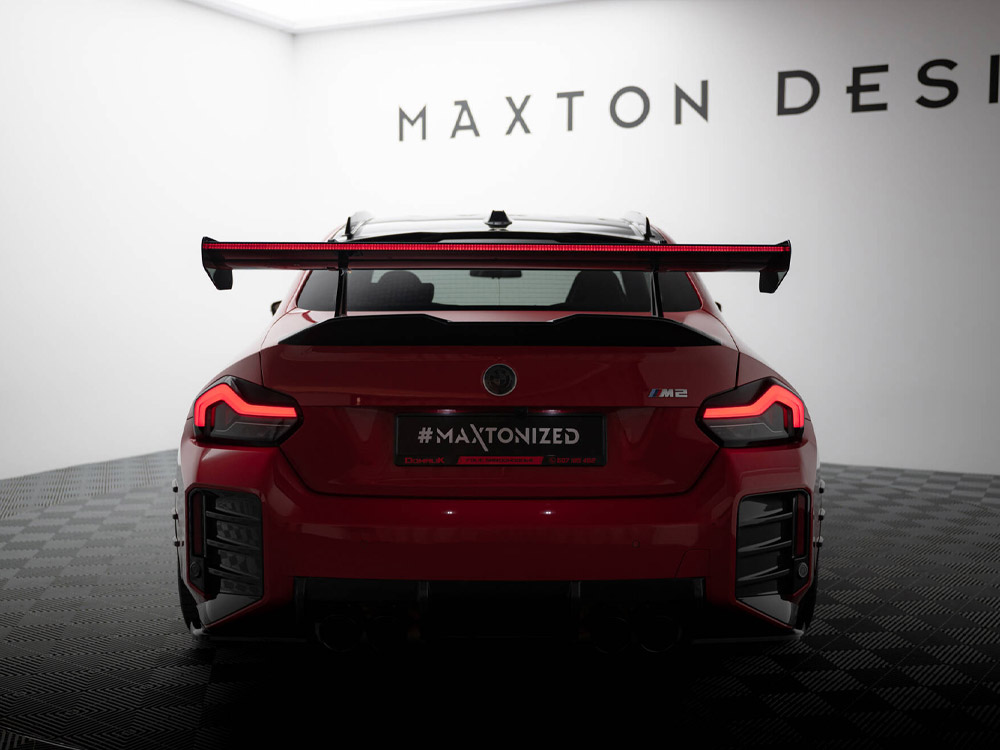 Carbon Spoiler With Upper Swan Mounting + LED BMW M2 G87 - 3 