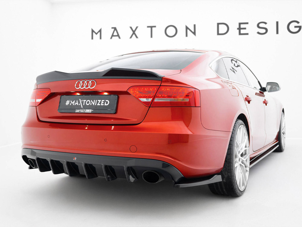 Rear Valance Audi A5 S-Line Sportback 8T (Version with single exhaust tips on both sides) - 2 