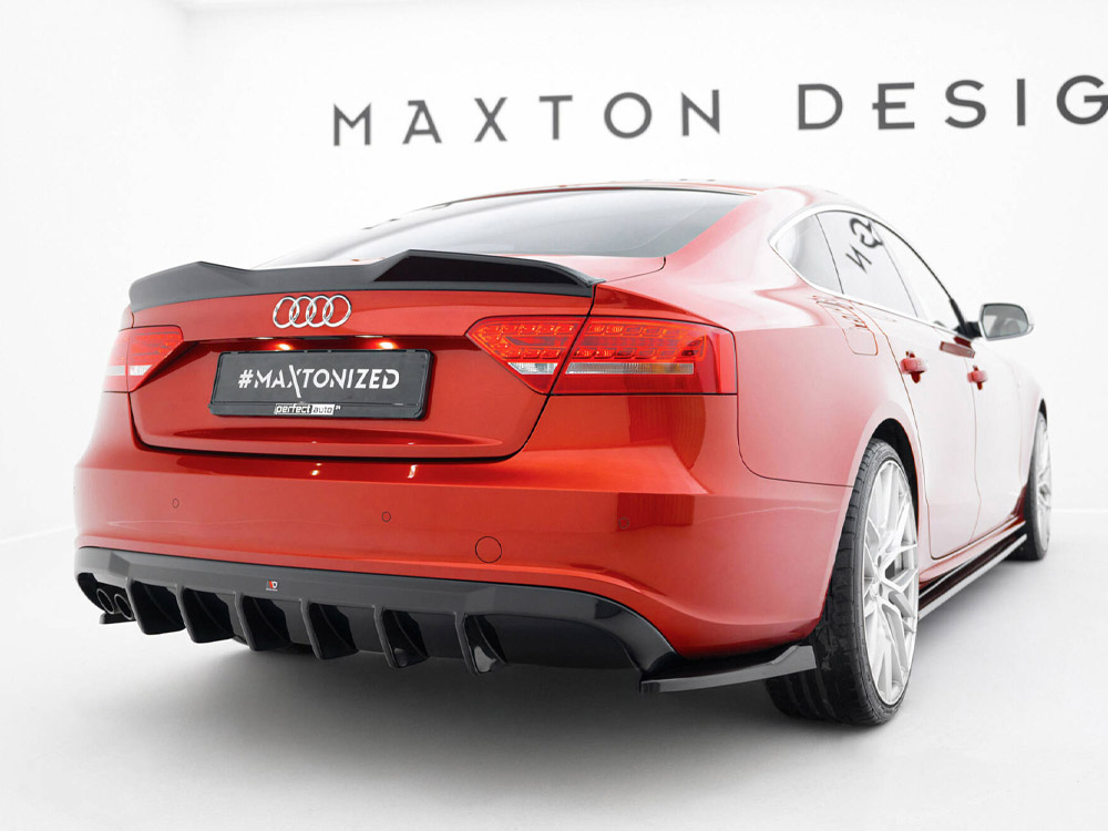 Rear Valance Audi A5 S-Line Sportback 8T (Version with dual exhaust tips on one side) - 2 