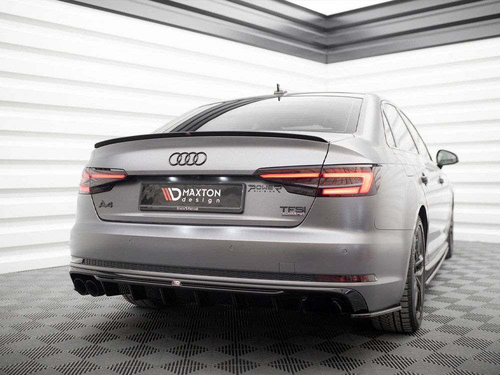 Rear Valance Audi A4 B9 (Version with dual exhaust tips on one side) - 2 