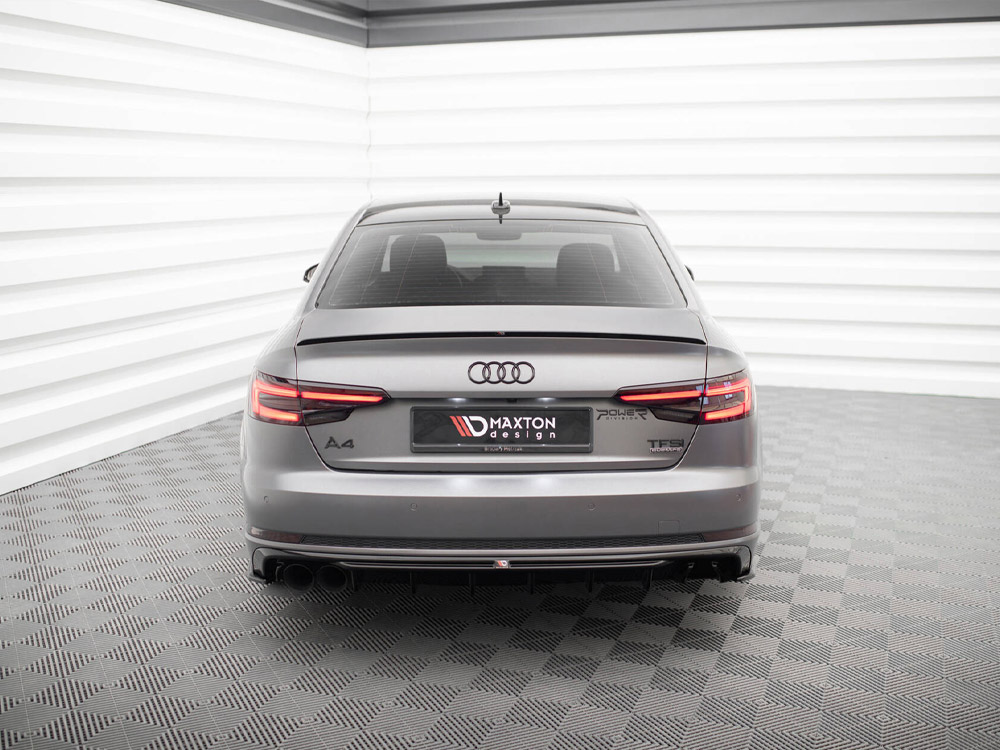 Rear Valance Audi A4 B9 (Version with dual exhaust tips on one side) - 3 