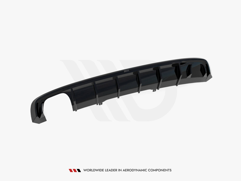 Rear Valance Audi A4 B9 (Version with dual exhaust tips on one side) - 5 