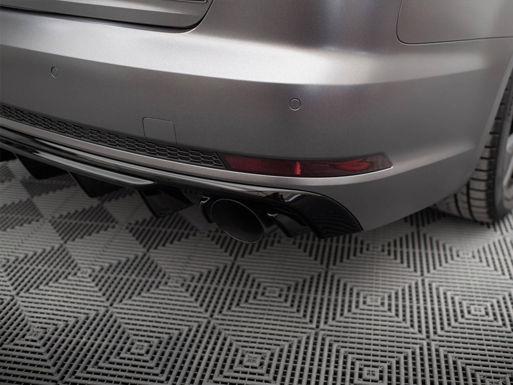 Rear Valance Audi A4 B9 (Version with single exhaust tips on both sides) - 6 