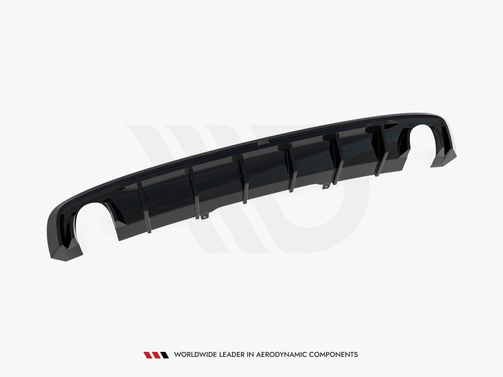 Rear Valance Audi A4 B9 (Version with single exhaust tips on both sides) - 9 