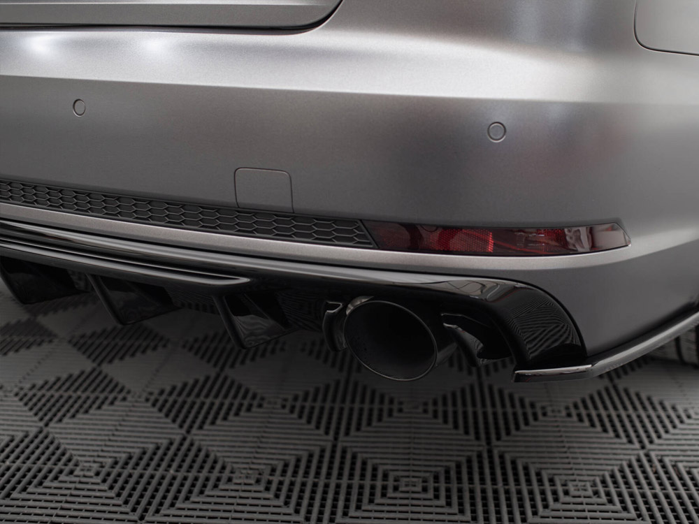 Rear Valance Audi A4 B9 (Version with single exhaust tips on both sides) - 8 