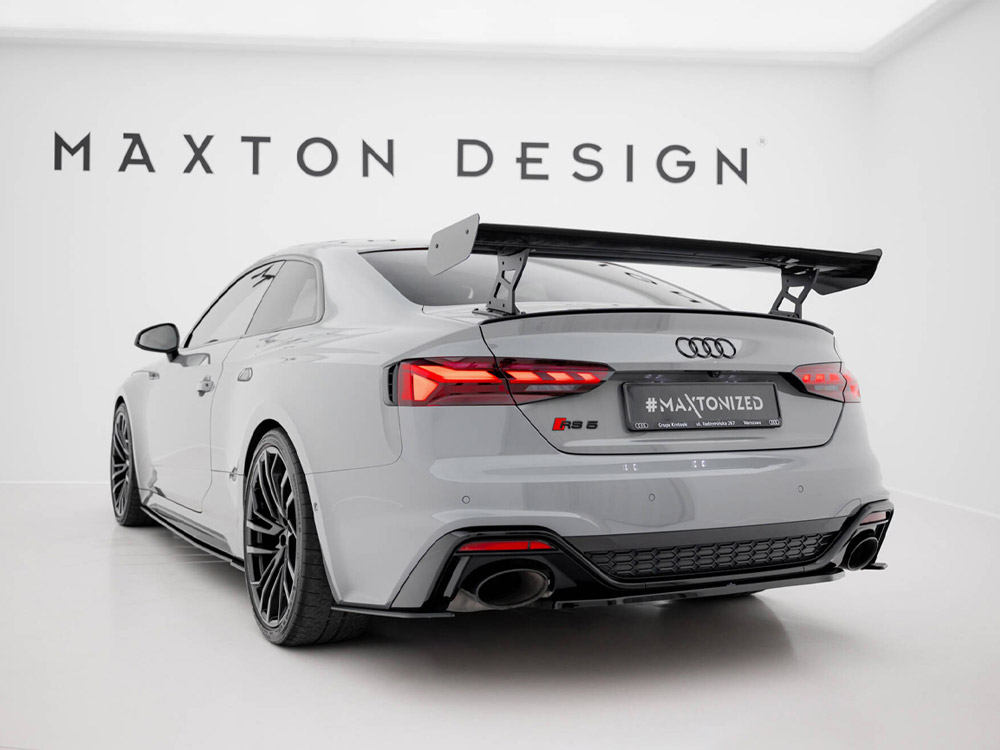 Carbon Spoiler With External Brackets Uprights V.2 Audi A5 / A5 S-Line / S5 / RS5 Coupe F5 / F5 Facelift - 2 