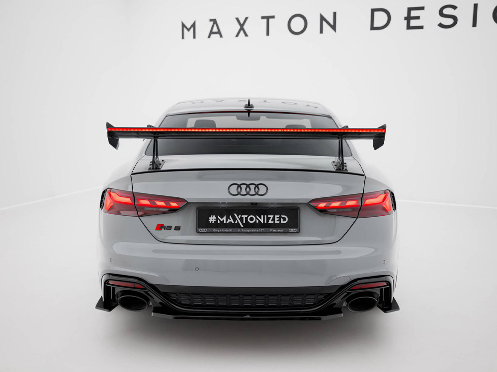 Carbon Spoiler With Upper Swan Mounting + LED Audi A5 / A5 S-Line / S5 / RS5 Coupe F5 / F5 Facelift - 5 