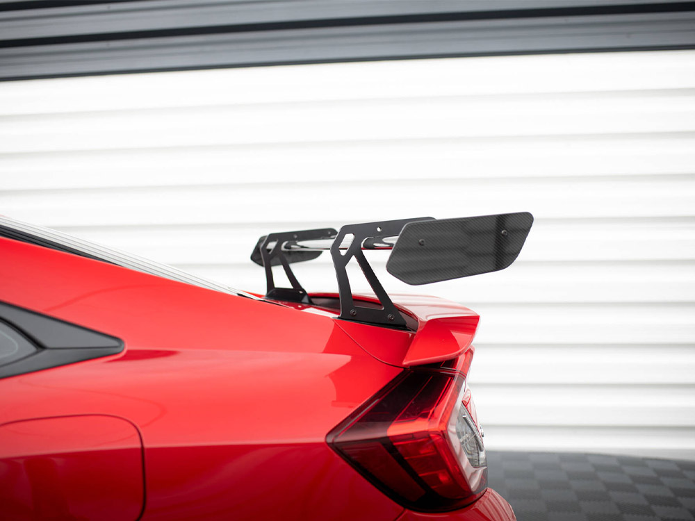 Carbon Spoiler With Upper Swan Mounting Honda Civic SI Mk10 - 4 