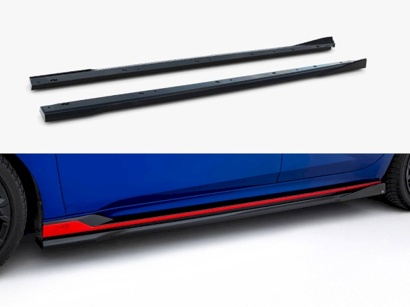 Side Skirts Diffusers Hyundai Elantra N Mk7