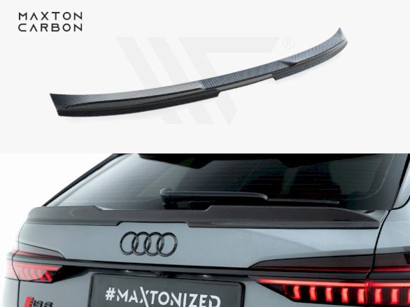 Prepreg Carbon Fiber Tailgate Spoiler (Lower) Audi RS6 C8